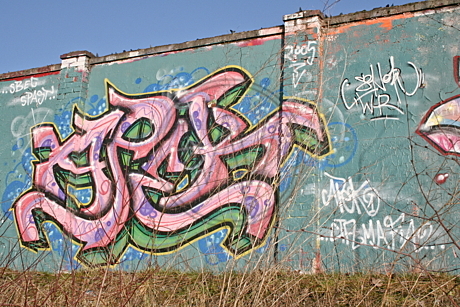 Graffiti am Donnerschweer Stadion