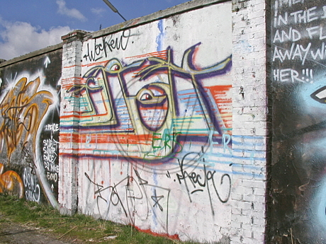 Graffiti am Donnerschweer Stadion