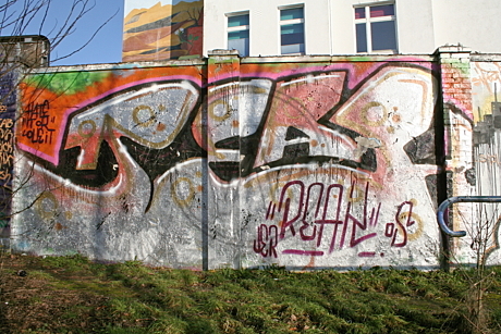 Graffiti am Donnerschweer Stadion