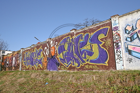 Graffiti am Donnerschweer Stadion