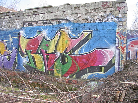 Graffiti am Donnerschweer Stadion