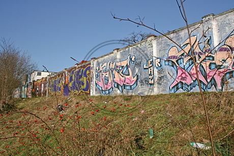 Graffiti am Donnerschweer Stadion