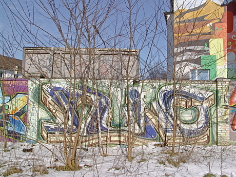Graffiti am Donnerschweer Stadion