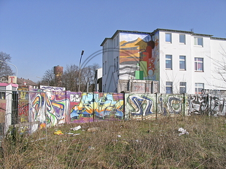 Graffiti am Donnerschweer Stadion