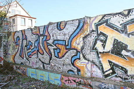 Graffiti am Donnerschweer Stadion