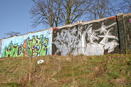Graffiti am Donnerschweer Stadion