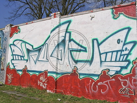 Graffiti am Donnerschweer Stadion