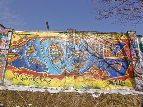 Graffiti am Donnerschweer Stadion