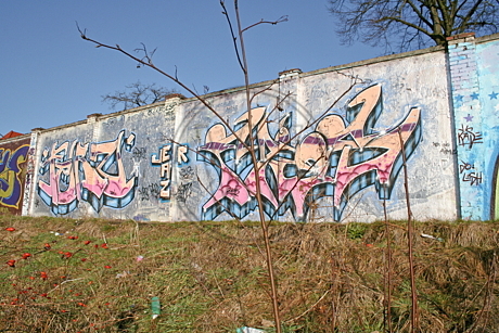 Graffiti am Donnerschweer Stadion