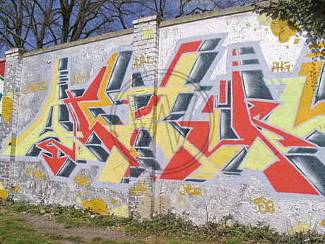 Graffiti am Donnerschweer Stadion