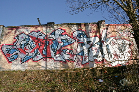 Graffiti am Donnerschweer Stadion