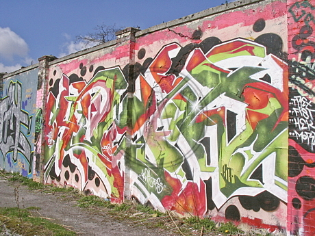 Graffiti am Donnerschweer Stadion