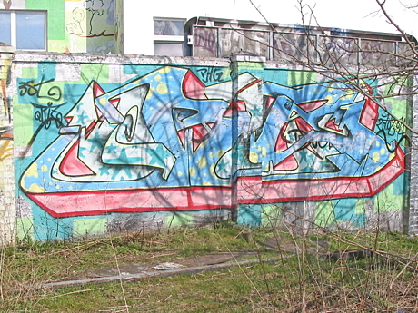 Graffiti am Donnerschweer Stadion