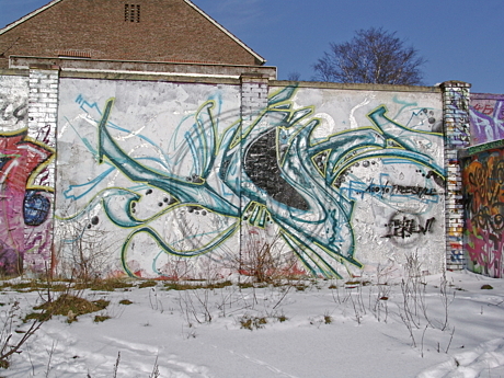 Graffiti am Donnerschweer Stadion
