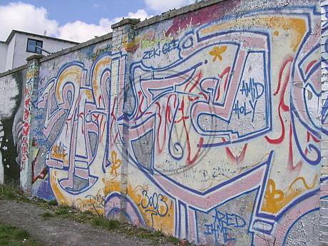 Graffiti am Donnerschweer Stadion