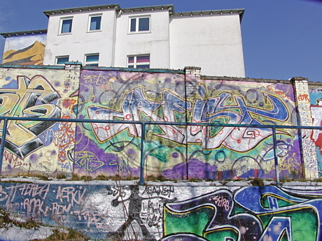 Graffiti am Donnerschweer Stadion