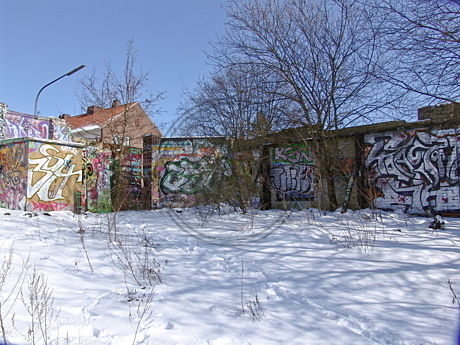 Graffiti am Donnerschweer Stadion