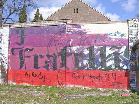 Graffiti am Donnerschweer Stadion