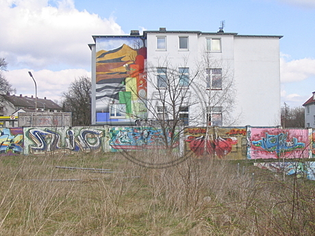 Graffiti am Donnerschweer Stadion