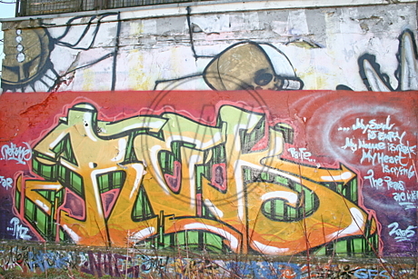 Graffiti am Donnerschweer Stadion