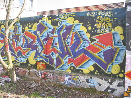 Graffiti am Donnerschweer Stadion