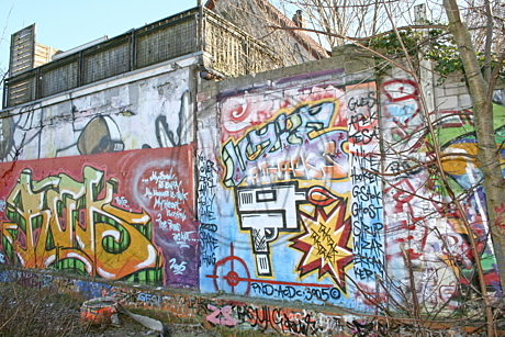 Graffiti am Donnerschweer Stadion