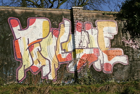 Graffiti am Donnerschweer Stadion