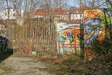 Graffiti am Donnerschweer Stadion