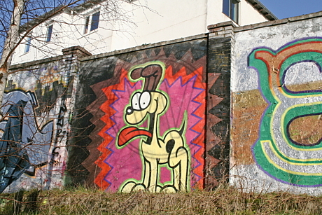 Graffiti am Donnerschweer Stadion