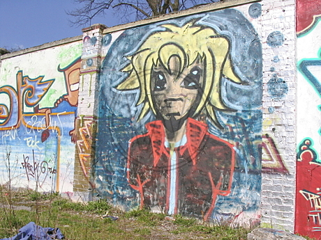Graffiti am Donnerschweer Stadion