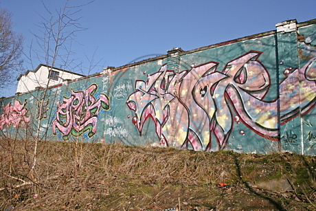 Graffiti am Donnerschweer Stadion