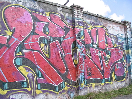 Graffiti am Donnerschweer Stadion