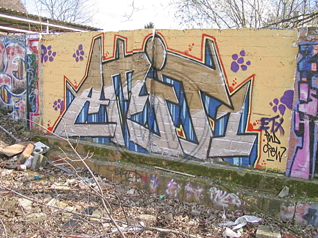 Graffiti am Donnerschweer Stadion