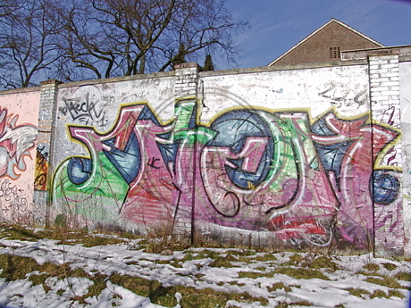 Graffiti am Donnerschweer Stadion