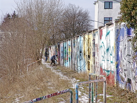 Graffiti am Donnerschweer Stadion