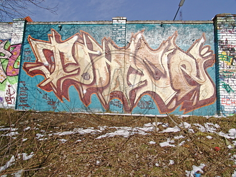 Graffiti am Donnerschweer Stadion