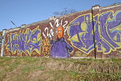 Graffiti am Donnerschweer Stadion