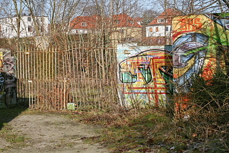 Graffiti am Donnerschweer Stadion