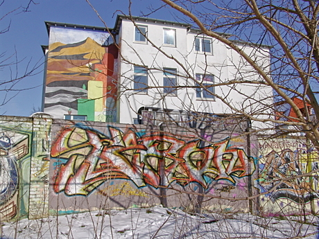 Graffiti am Donnerschweer Stadion