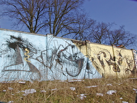 Graffiti am Donnerschweer Stadion