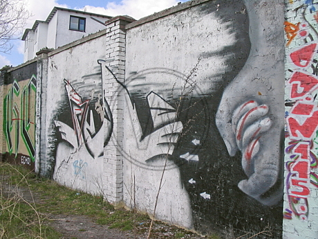 Graffiti am Donnerschweer Stadion