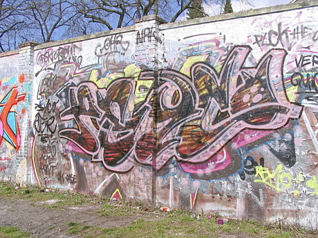 Graffiti am Donnerschweer Stadion