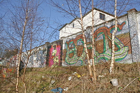 Graffiti am Donnerschweer Stadion