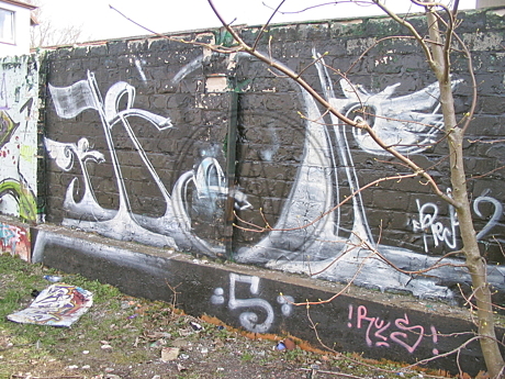 Graffiti am Donnerschweer Stadion