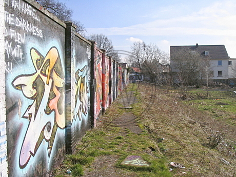 Graffiti am Donnerschweer Stadion