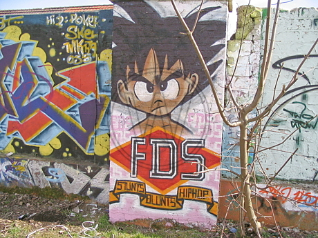 Graffiti am Donnerschweer Stadion