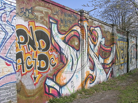 Graffiti am Donnerschweer Stadion