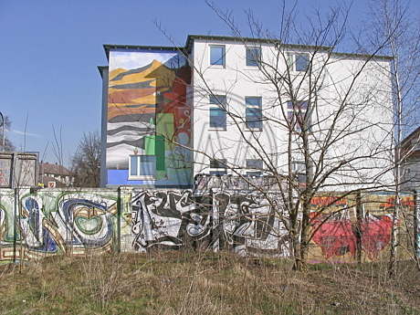 Graffiti am Donnerschweer Stadion