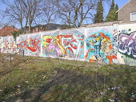 Graffiti am Donnerschweer Stadion
