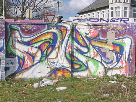 Graffiti am Donnerschweer Stadion